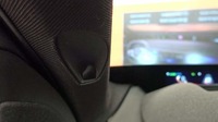 ドライバーモニタリングのセンシング用カメラはAピラーに設置してあった