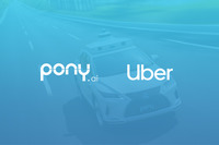 ウーバーとPony.aiが自動運転タクシーの世界展開で戦略的提携