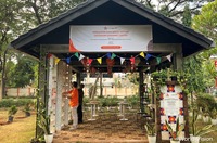 三菱自動車グループがインドネシア北ジャカルタ市の小学校に屋外学習センターを建設