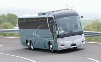 MANのEV長距離バス『Lion`s Coach E』のプロトタイプ
