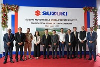 スズキがインド二輪新工場の定礎式を実施