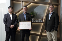 Foretellixのオルドマン マーケティング担当副社長、ビニャミニCEO、日本支社の岡セールス&ビジネス開発ディレクター