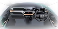 ダイハツ ムーヴ 新型のインテリアスケッチ