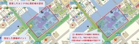 広い敷地内の任意の地点に案内誘導が可能に