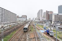 ZIZAI(多機能鉄道重機):草津訓練線での実用試験の様子