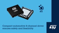 STマイクロエレクトロニクスは、8チャネルの車載用ローサイド・ドライバ「L9800」