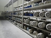 設備予備品の様子