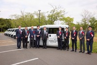 神栖市役所にホンダのEV『N-VAN e:』15台を導入