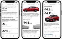 BMWアプリのCO2排出量をライフサイクル全体で表示する新機能