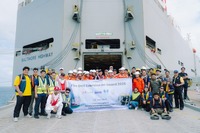 川崎汽船がタイのレムチャバン港で実施された「Fire Drill Exercise on Board 2025(船上火災訓練)」に参加
