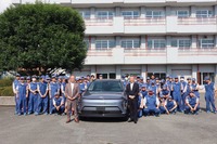 ヒョンデがEV『コナ』を群馬自動車大学校に寄贈