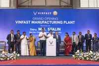 ビンファストがインド・タミルナドゥ州トゥーットゥクディのSIPCOT工業団地に電気自動車組立工場を開所