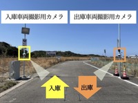 第2駐車場におけるカメラ等の設置状況