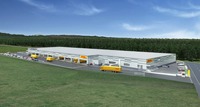 DHL千歳ロジスティクスセンター 完成予想図(外観)