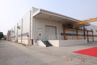 アネスト岩田の新設された組み立て工場(インド グレーター・ノイダ)