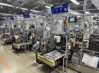 検査の自動化を行う生産ラインの様子