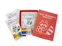 Ally Teacher’s Tool Kitの「安心な学校をつくろう編」(写真)をはじめLGBTQの教育を支援