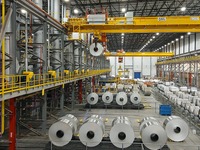 アルミコイルを製造しているTKA工場