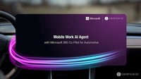 セレンスとマイクロソフトが新しいモバイルワークAIエージェント開発