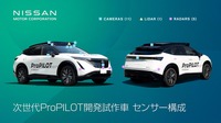 現行のプロパイロット2.0は、カメラ7基、レーダー5基、ソナー12基、GNSS(衛星測位)、高精度3D地図の組みあわせだった。次世代プロパイロットはカメラは11基に増え、さらにLiDARが増設されたがソナーは無く、地図も高精度ではなく一般的なものとなっている。