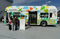 休憩用ラウンジEVバス「Green Park Bus(グリーン パーク バス)」