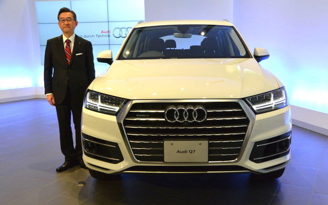 アウディ Q7 新型発表会