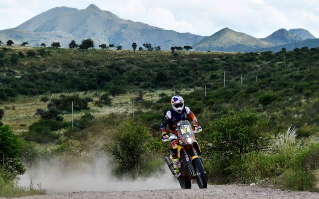 ダカールラリー2016 モト部門優勝、トビー・プライス（KTM）。