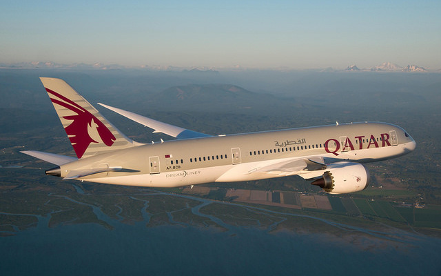 カタール航空のB787