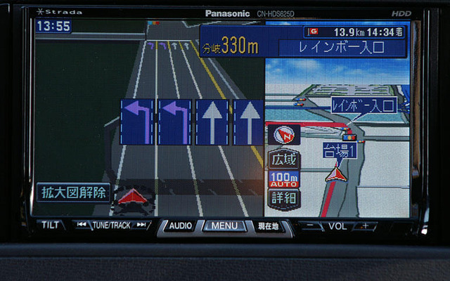 【最新カーナビ徹底ガイド2006秋冬】パナソニック CN-HDS625TD…上位機「Fクラス」の機能をフィードバック