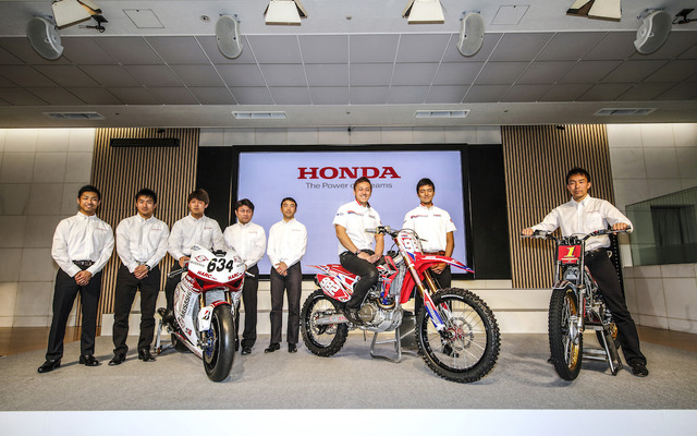 2016年全日本選手権に参戦するホンダのライダーたち。
