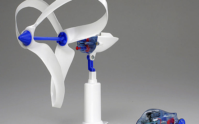 ループウイング風力発電工作セット発売…タミヤ