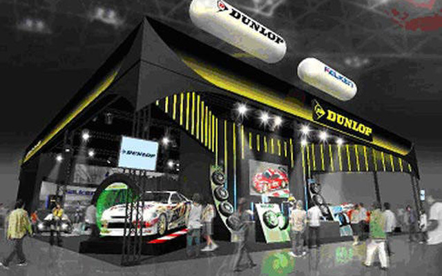 【東京オートサロン07】ダンロップファルケン、吸音スポンジとSEMA