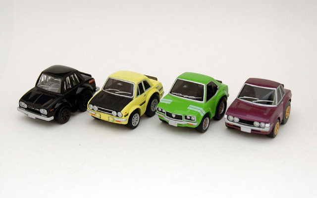 【プレゼント】ホビダス特注ミニカー4台セット