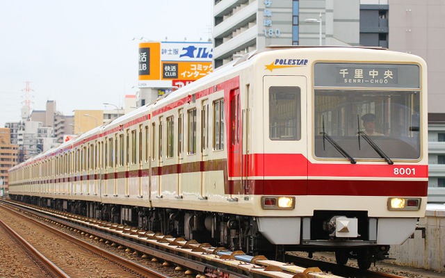 3月8日限りで引退する8000形8001号編成。