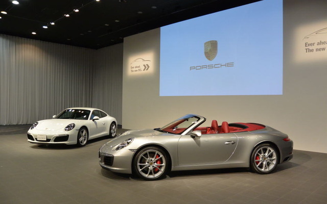 ポルシェ 911カレラ 改良新型 発表会