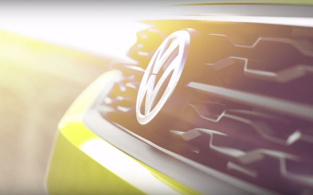 VWの小型SUVコンセプトの予告イメージ