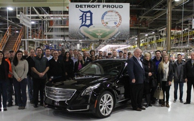 GMの米国ミシガン州デトロイトハムトラムク工場で生産が開始されたキャデラックCT6
