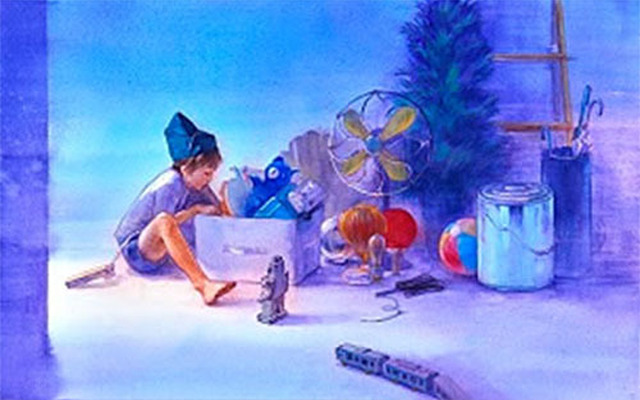 絵本大賞作品「ちかしつのなかで」 より