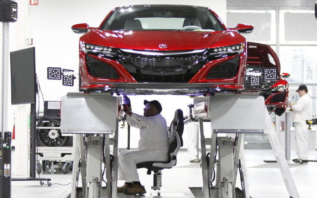 アキュラ（ホンダ）NSX 新型を生産する米工場