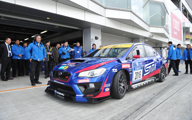 2016ニュルブルクリンク24時間に向けたスバル『WRX STI』のシェイクダウンテスト
