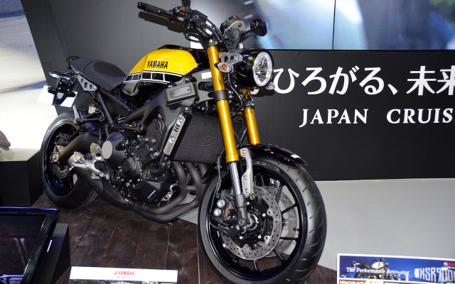 大阪モーターサイクルショーで本邦初公開されたXSR900 60th Anniversary。