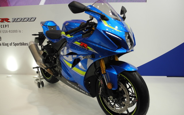 スズキの「GSX-R1000」（東京モーターサイクルショー16）