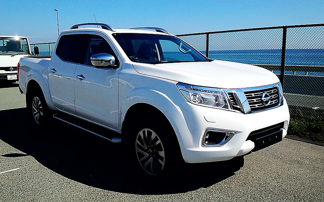 日産ピックアップ12代目、欧米豪などで販売される『NP300 NAVARA』（ナバラ）。3月に大磯で行われた日産日産小型商用車（LCV）オールラインナップ公開にて