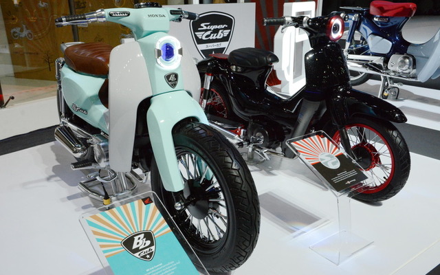 BB CUB コンセプト（左）とSCOOP CUB コンセプト