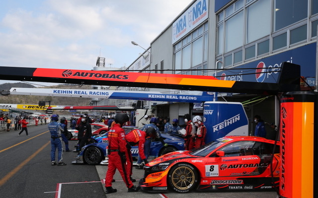 今季、GT500のNSXは非ハイブリッドとなった。