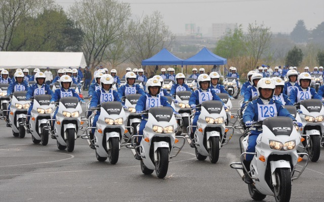 警視庁　白バイ安全運転競技（3日・世田谷区喜多見）