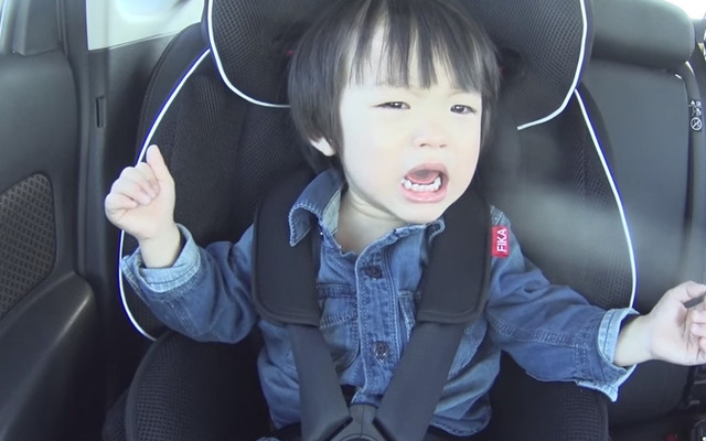 赤ちゃんのためのドライブミュージックの効果検証ムービー