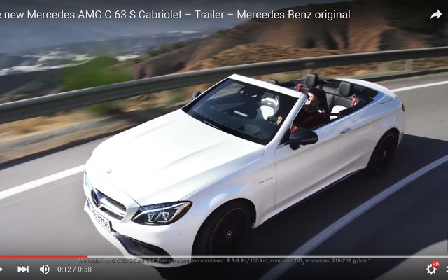 メルセデスAMG C63カブリオレ
