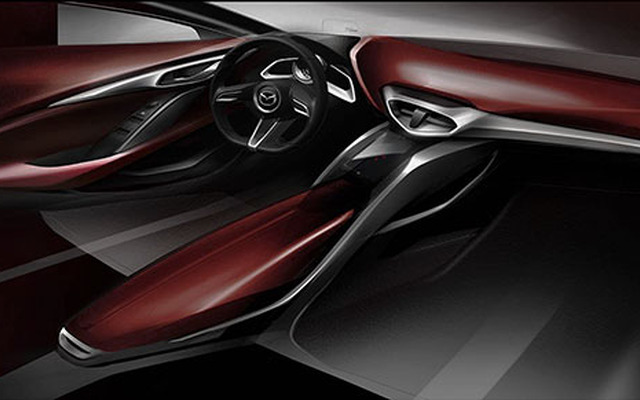 マツダ CX-4 の予告スケッチ
