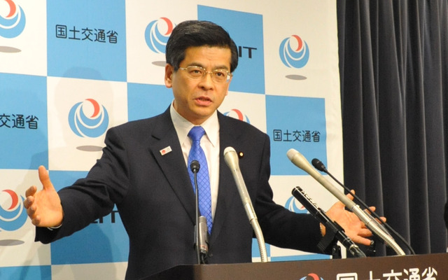 石井啓一国土交通相（26日・霞が関）